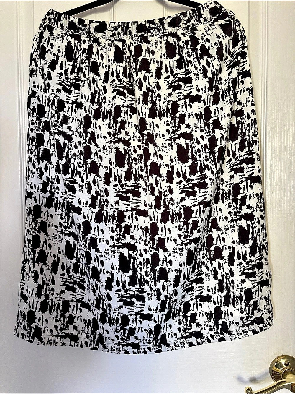 Gap Abstract Print Skirt in Black & White Size Small Like New